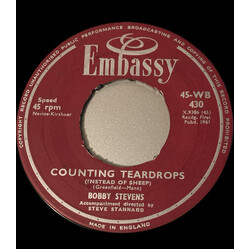 Bobby Stevens Counting Teardrops (Instead Of Sheep) / Sway (Quien Sera) USED VINYL 7INCH SINGLE
