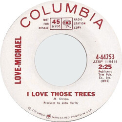 Love-Michael Mrs MacAbee / I Love Those Trees USED VINYL 7INCH 45 RPM PROMO STYRENE MONO