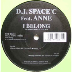 DJ Space'C / Anne (56) I Belong USED VINYL 12INCH