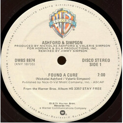 Ashford & Simpson Found A Cure USED VINYL 12INCH 33 S RPM
