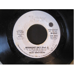 The Isley Brothers Midnight Sky USED VINYL 7INCH 45 RPM SINGLE PROMO STYRENE STEREO MONO
