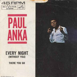 Paul Anka Every Night / There You Go USED VINYL 7INCH SINGLE 45 RPM