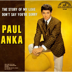 Paul Anka The Story Of My Love USED VINYL 7INCH 45 RPM
