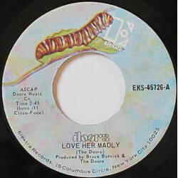 The Doors Love Her Madly USED VINYL 7INCH 45 RPM SINGLE STEREO