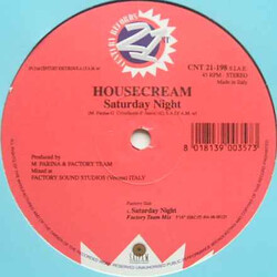 Housecream Saturday Night USED VINYL 12INCH 45 RPM