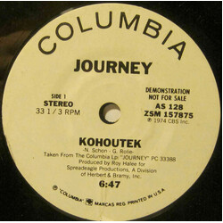 Journey Kohoutek USED VINYL 7INCH 33 S RPM PROMO