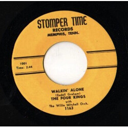 The Four Kings (2) / Willie Mitchell Orchestra Walkin' Alone / Rag Mop USED VINYL 7INCH SINGLE UNOFFICIAL RELEASE