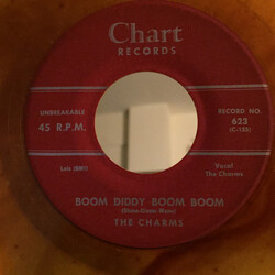 The Charms Boom Diddy Boom Boom / I'll Be True USED VINYL 7INCH 45 RPM REISSUE UNOFFICIAL RELEASE