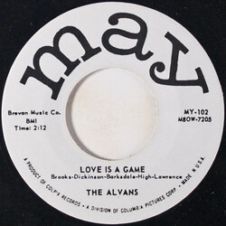 The Alvans Love Is A Game USED VINYL 7INCH 45 RPM REISSUE
