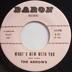 Joe Lyons And The Arrows What's New With You / We Ain't Gonna Ride No More USED VINYL 7INCH 45 RPM SINGLE MONO