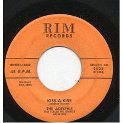 The Adelphis Kiss-A-Kiss USED VINYL 7INCH 45 RPM SINGLE