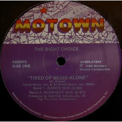 The Right Choice Tired Of Being Alone USED VINYL 12INCH