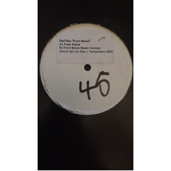 Paul Mac From Below USED VINYL 12INCH PROMO WHITE LABEL
