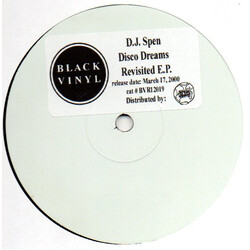 DJ Spen Disco Dreams Revisited E.P. USED VINYL 12INCH EP WHITE LABEL