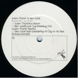 Justin Martin / Ben Watt Buzzin' Fly Volume 2 EP USED VINYL 12INCH EP PROMO