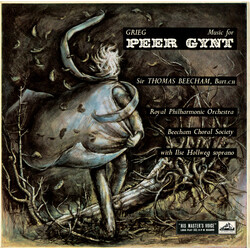 Edvard Grieg / Sir Thomas Beecham / The Royal Philharmonic Orchestra / The Beecham Choral Society / Ilse Hollweg Music For Peer Gynt Vinyl LP USED