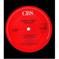 Bob Dylan Street-Legal Vinyl LP USED