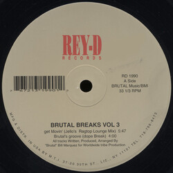 Brutal Bill Brutal Breaks Vol 3 USED VINYL 12INCH 33 S RPM