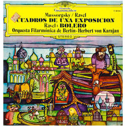 Maurice Ravel / Modest Mussorgsky / Herbert von Karajan / Berliner Philharmoniker Cuadros De Una Exposición / Bolero Vinyl LP USED