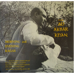 Ali Akbar Khan Morning And Evening Ragas Vinyl LP USED