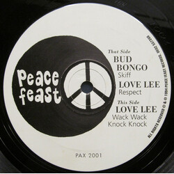 Bud Bongo / Tim "Love" Lee Peace Feast EP USED VINYL 12INCH EP