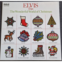 Elvis Presley Elvis Sings The Wonderful World Of Christmas Vinyl LP USED