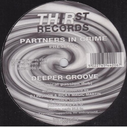 Partners In Crime (2) Deeper Groove USED VINYL 12INCH 33 S RPM