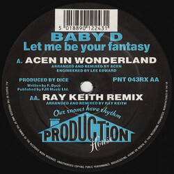 Baby D Let Me Be Your Fantasy USED VINYL 12INCH 45 RPM
