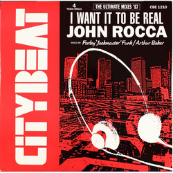 John Rocca I Want It To Be Real (The Ultimate Mixes '87) USED VINYL 12INCH 45 RPM