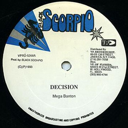 Mega Banton / Snakeman (2) Decision / Flop Yu Mate USED VINYL 12INCH 45 RPM