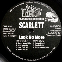 Scarlett Look No More USED VINYL 12INCH 33 S RPM