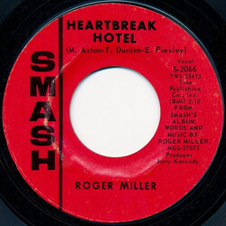 Roger Miller Heartbreak Hotel / Less And Less USED VINYL 7INCH 45 RPM SINGLE STYRENE