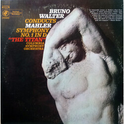 Gustav Mahler / Bruno Walter / Columbia Symphony Orchestra Symphony No. 1 In D "The Titan" Vinyl LP USED