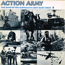 The Band Of The Australian Army Band Corps Action Army Vinyl LP USED