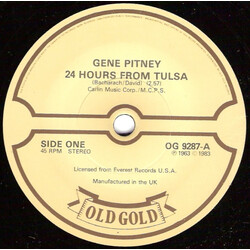 Gene Pitney 24 Hours From Tulsa / I'm Gonna Be Strong USED VINYL 7INCH REISSUE