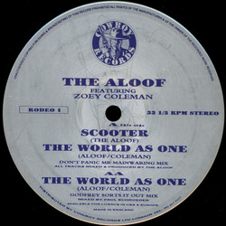 The Aloof / Zoey Coleman Scooter / The World As One USED VINYL 12INCH 33 S RPM