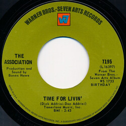 The Association (2) Time For Livin' USED VINYL 7INCH 45 RPM SINGLE STYRENE