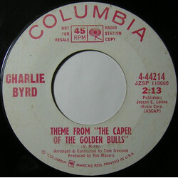 Charlie Byrd Theme From "The Caper Of The Golden Bulls" / Zona Sul USED VINYL 7INCH 45 RPM SINGLE PROMO