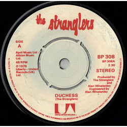 The Stranglers Duchess USED VINYL 7INCH 45 RPM SINGLE REISSUE REPRESS STEREO