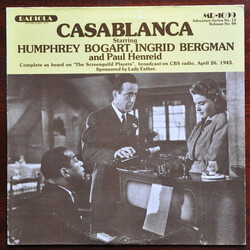 Humphrey Bogart / Ingrid Bergman Casablanca / Casbah Vinyl LP USED