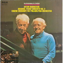 Johannes Brahms / Arthur Rubinstein / Eugene Ormandy / The Philadelphia Orchestra Piano Concerto No. 2 In B-Flat Op. 83 Vinyl LP USED