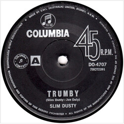 Slim Dusty Trumby USED VINYL 7INCH 45 RPM SINGLE