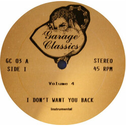 Various Garage Classics Volume 4 USED VINYL 12INCH UNOFFICIAL RELEASE