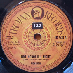 Monsoon (8) Hot Honolulu Night / Come Back Jane USED VINYL 7INCH