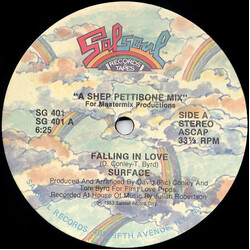 Surface Falling In Love USED VINYL 12INCH 33 S RPM SINGLE STEREO