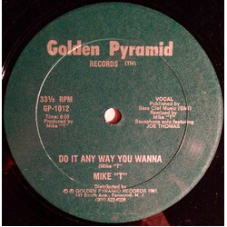 Mike T Do It Any Way You Wanna USED VINYL 12INCH 33 S RPM