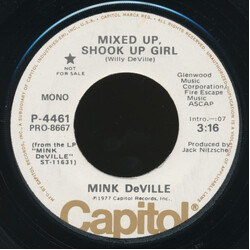 Mink DeVille Mixed Up, Shook Up Girl USED VINYL 7INCH 45 RPM SINGLE PROMO