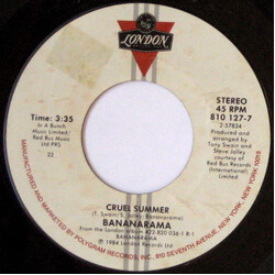 Bananarama Cruel Summer USED VINYL 7INCH 45 RPM SINGLE