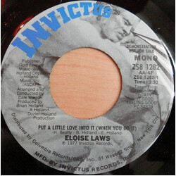 Eloise Laws Put A Little Love Into It ( When You Do It ) USED VINYL 7INCH 45 RPM PROMO