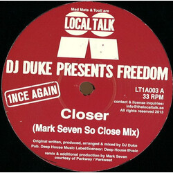 DJ Duke / Freedom Closer USED VINYL 12INCH 33 S RPM 45 RPM